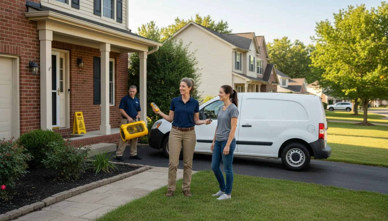 Water restoration image for Water Damage & Restoration Services in Hanover, MD